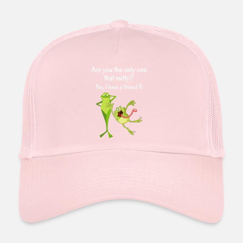 Cute and Funny Frog Design with Cool Slogan Trucker Cap