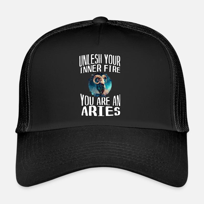 free your fire, you are an Aries Trucker Cap