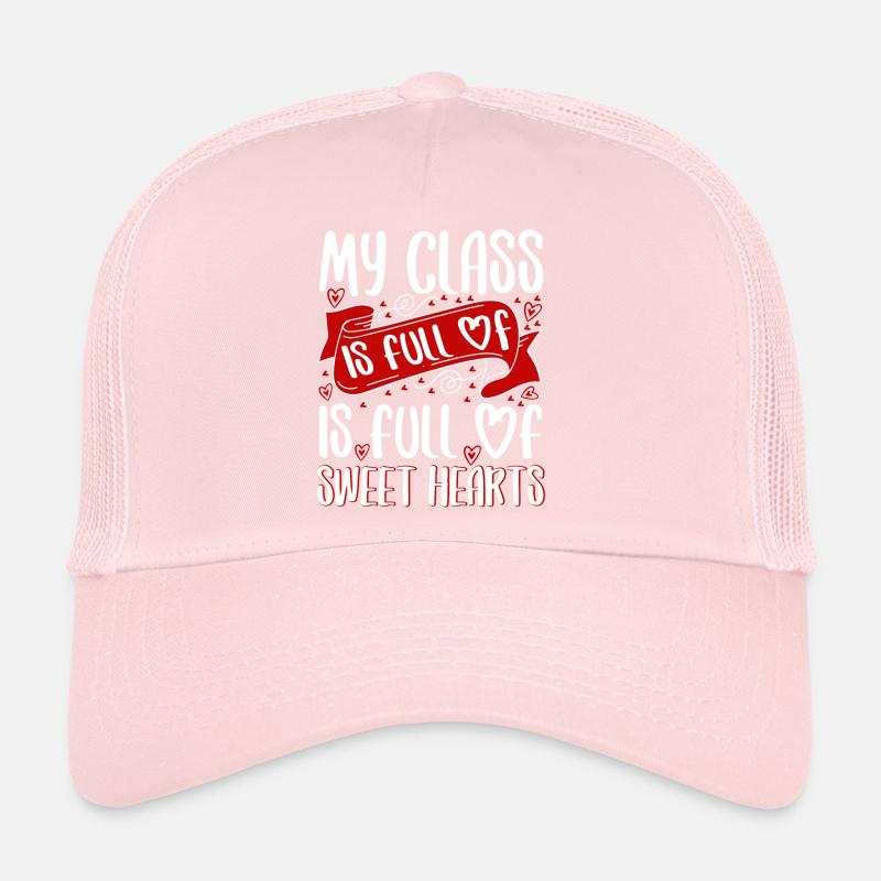 Ma classe est pleine de cœurs Casquette trucker 