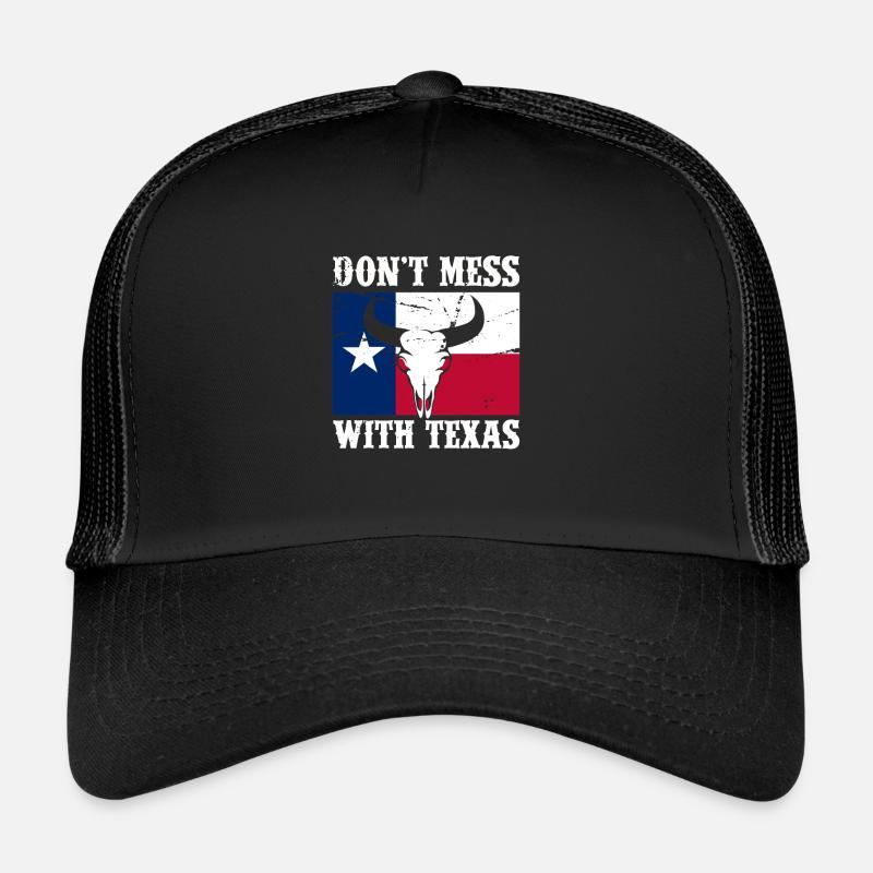 Texas - Casquette trucker  - noir/noir