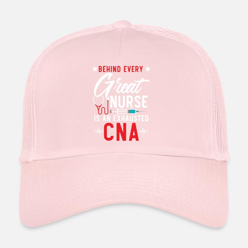 Hinter jeder großartigen Krankenschwester steht ein erschöpftes CNA-Leben Trucker Cap