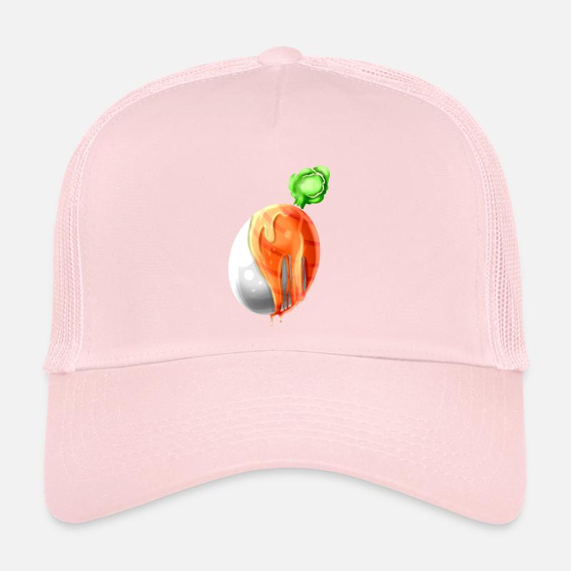 Oeuf de Pâques peint comme carotte à Pâques Casquette trucker 