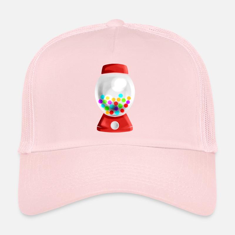 Egg Painted As Candy Dispenser For Easter Trucker Cap