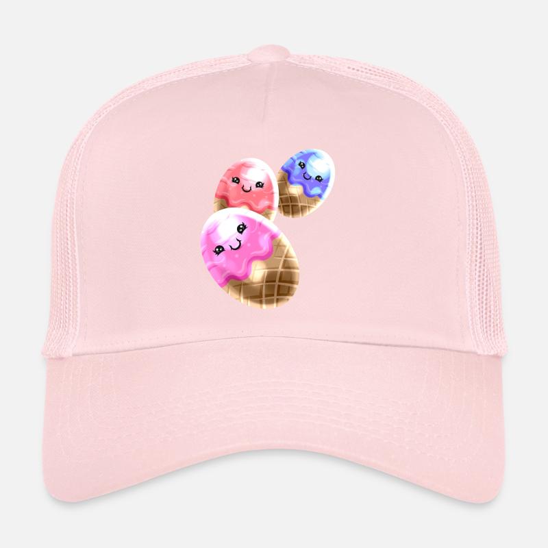 Painted Eggs Like Ice Cream Cones For Easter Trucker Cap