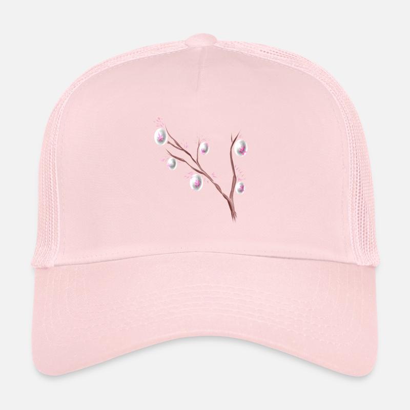 Easter Decoration Easter Eggs On A Branch For Trucker Cap