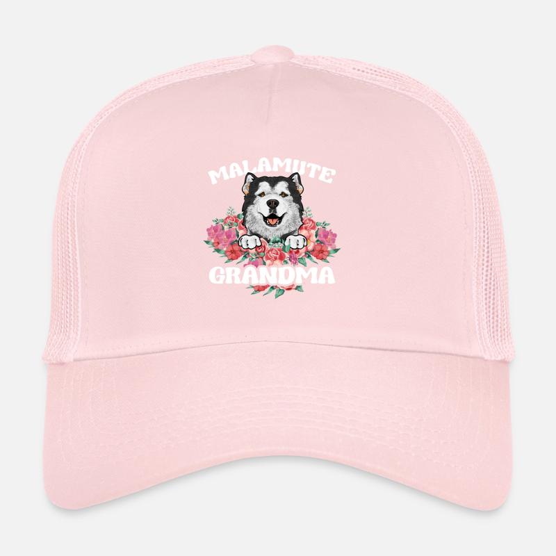 Alaskan Malamute Dog Trucker Cap