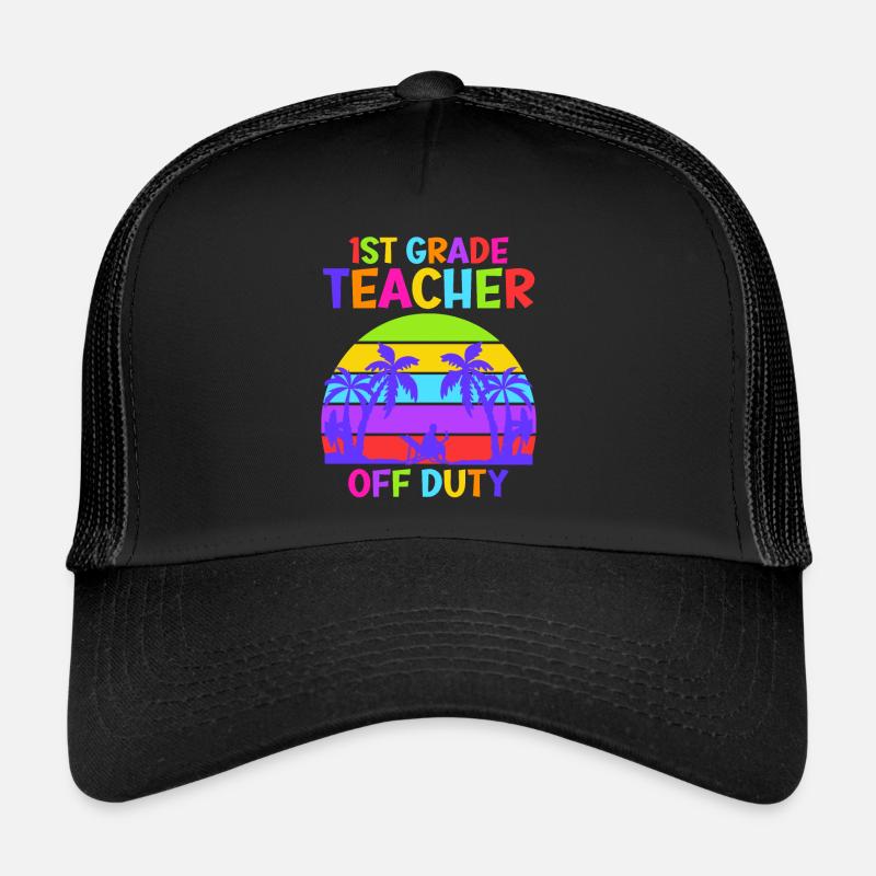 Enseignants de première classe sur les enseignants de vacances Casquette trucker 