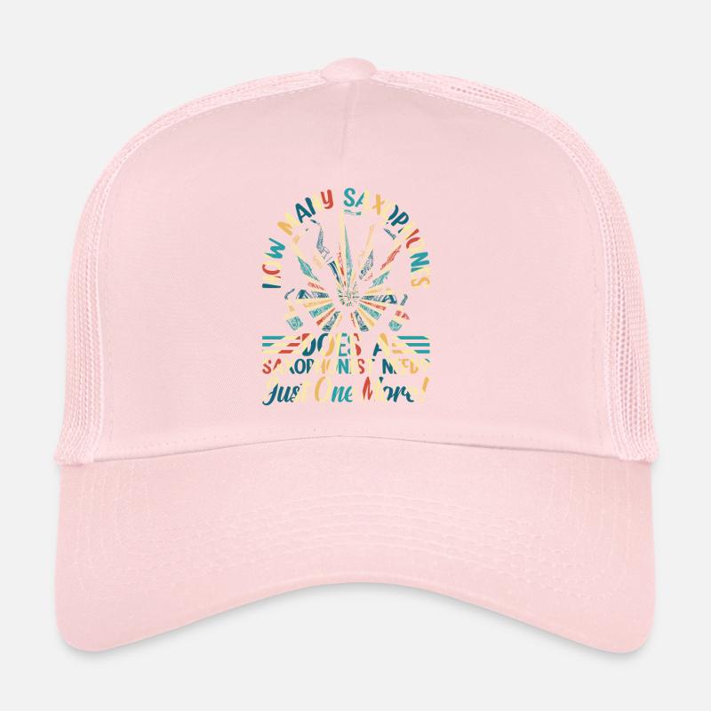 How Many Saxophones Does A Saxophonist Need? Saxop Trucker Cap