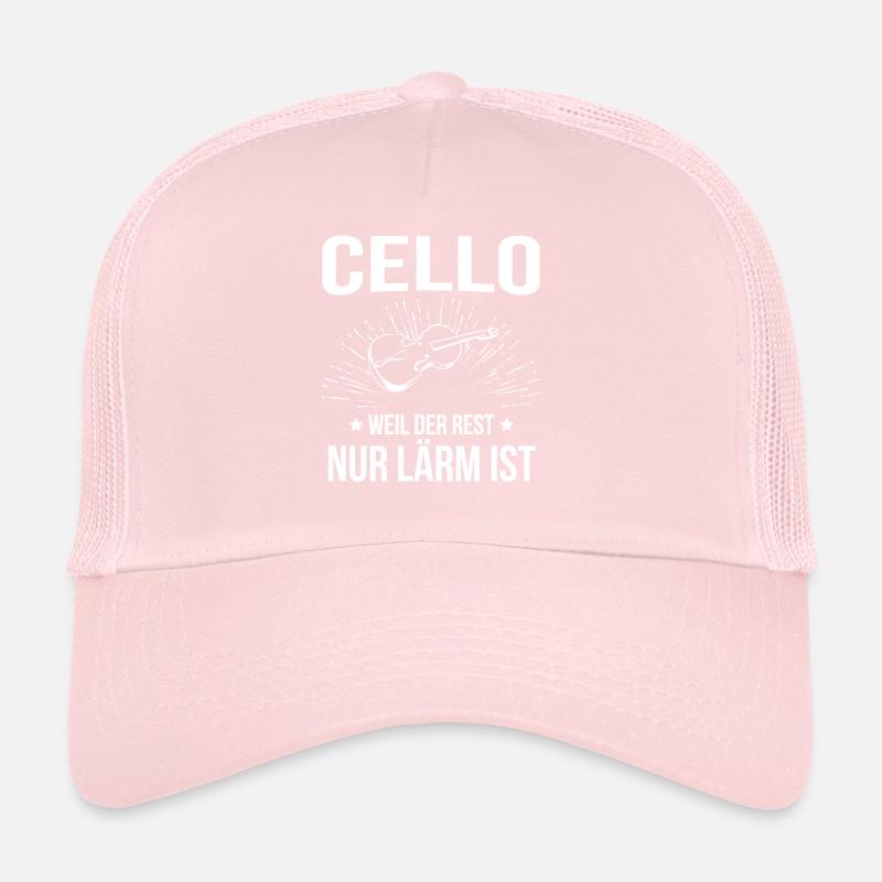 Cello Cellospieler Cellist Trucker Cap