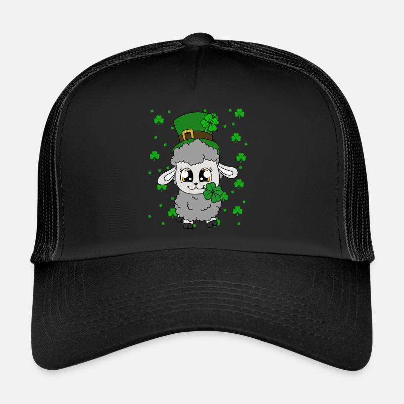 Moutons Trèfles Fête de la Saint-Patrick Casquette trucker 