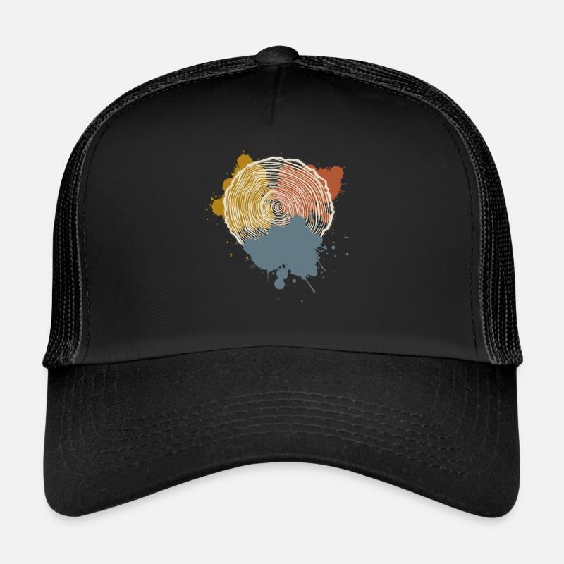 Bois Disque d’arbre Charpentier Bûcheron Casquette trucker 