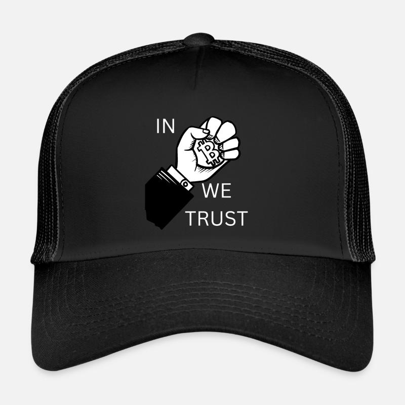 Faust In Bitcoin we Trust - Trucker Cap - black/black