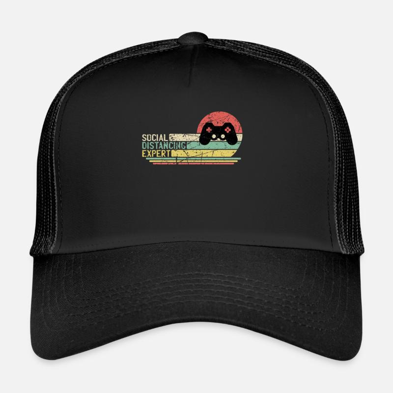 Expert en distanciation sociale - Plus drôle Casquette trucker 
