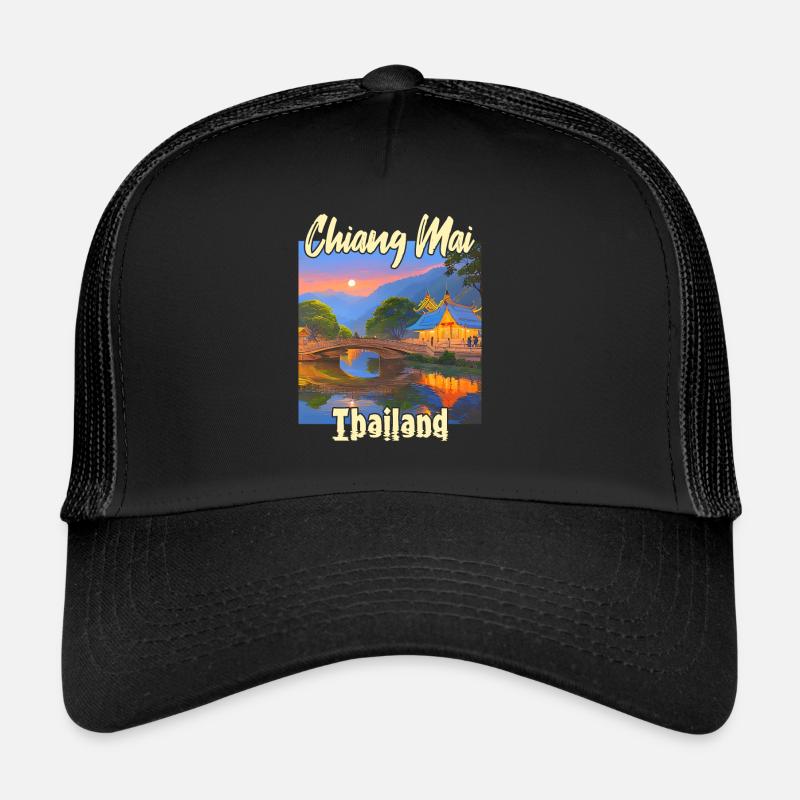 Chiang Mai Sunset Trucker Cap