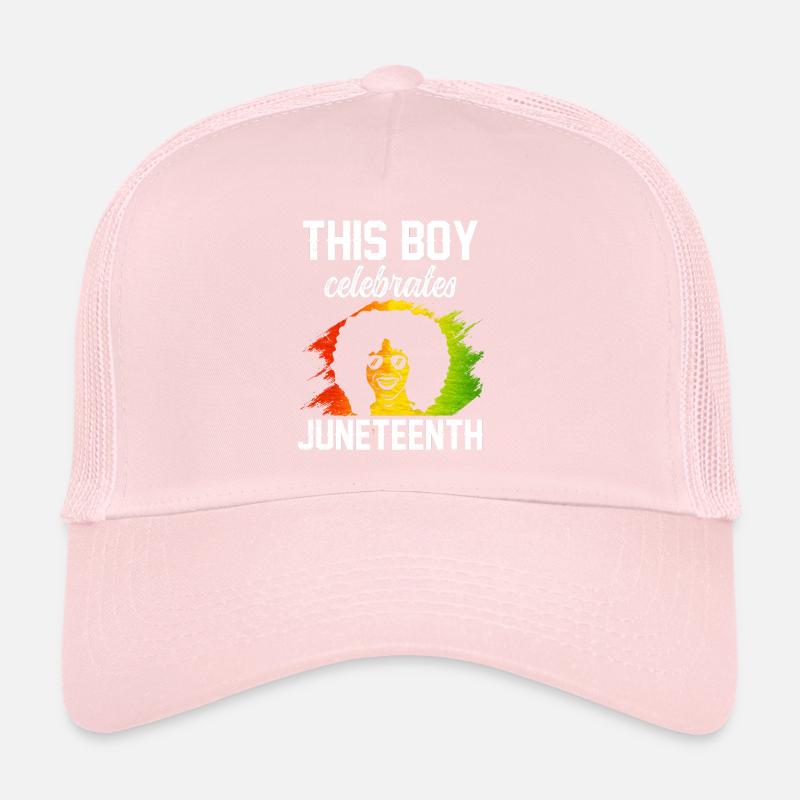 Ce garçon célèbre le Juneteenth Papa Black 1865 Casquette trucker 
