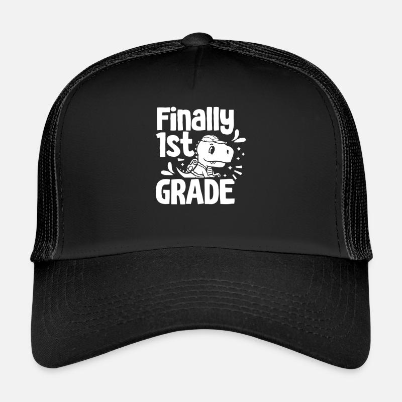 Finally 1 class first class first grader Trucker Cap