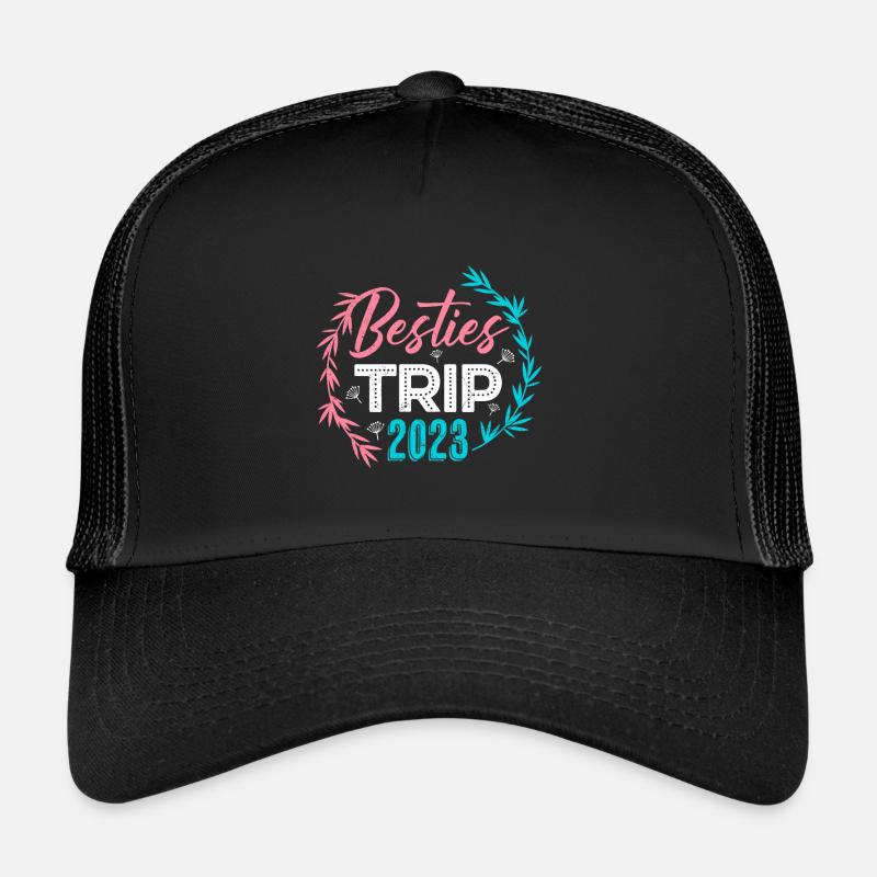 Besties Trip 2023 Vacances d’été Spring Break Casquette trucker 