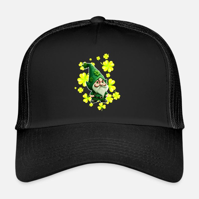 Leprechaun St. Patrick’s Day Goblin Clover Casquette trucker 