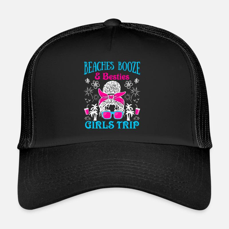 Plages Alcool Besties Mädesltrip Spring Break Casquette trucker 