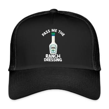 Ranch -Dressing -Ranch -Salad Dressing - Trucker Cap - black/black - Front