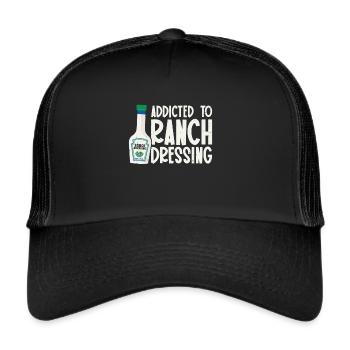 Ranch -Dressing -Ranch -Salad Dressing - Trucker Cap - black/black - Front