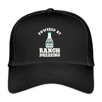 Ranch -Dressing -Ranch -Salad Dressing - Trucker Cap - black/black - Front