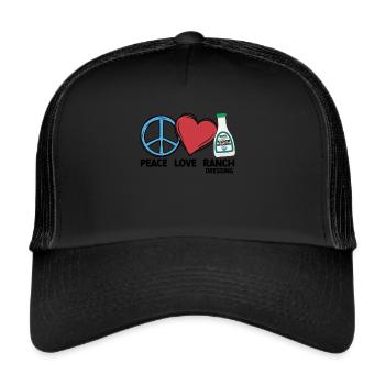 Ranch -Dressing -Ranch -Salad Dressing - Trucker Cap - black/black - Front