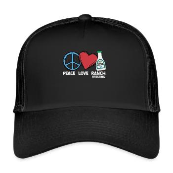 Ranch -Dressing -Ranch -Salad Dressing - Trucker Cap - black/black - Front