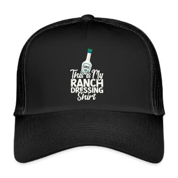 Ranch -Dressing -Ranch -Salad Dressing - Trucker Cap - black/black - Front
