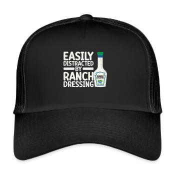 Ranch -Dressing -Ranch -Salad Dressing - Trucker Cap - black/black - Front