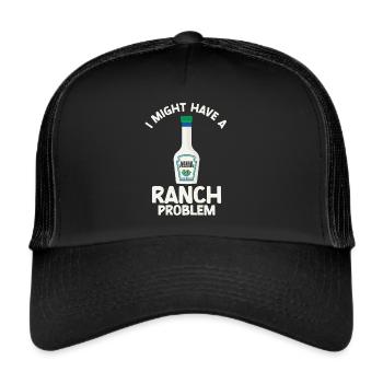 Ranch -Dressing -Ranch -Salad Dressing - Trucker Cap - black/black - Front