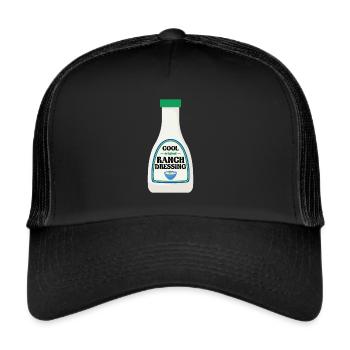 Ranch -Dressing -Ranch -Salad Dressing - Trucker Cap - black/black - Front