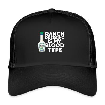 Ranch -Dressing -Ranch -Salad Dressing - Trucker Cap - black/black - Front