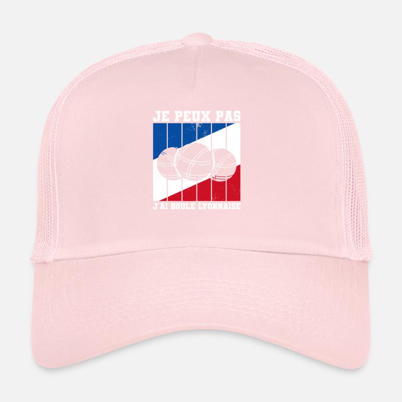Je Peux Pas J'ai Boule Lyonnaise Pétanque Bocce Casquette trucker 