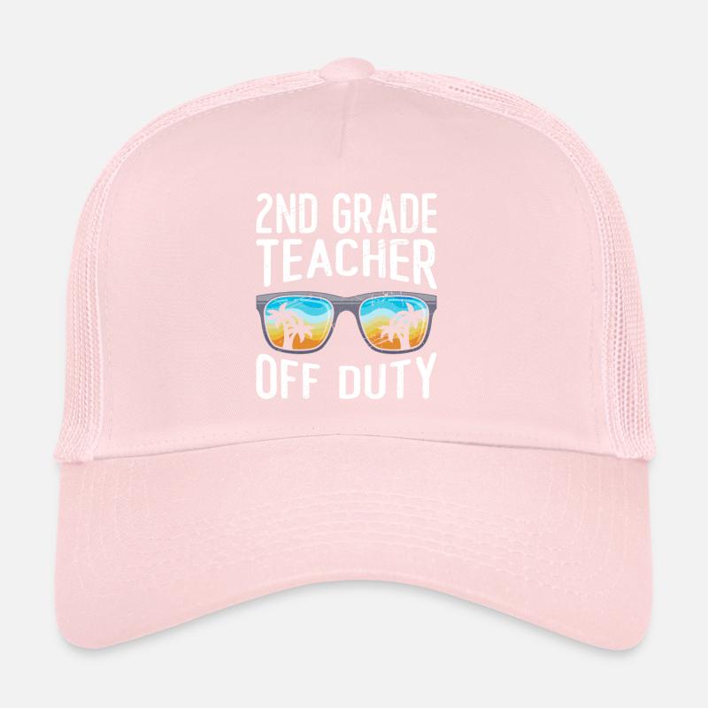 Professeur de classe de deuxième classe en congé Professeur de vacances Casquette trucker 