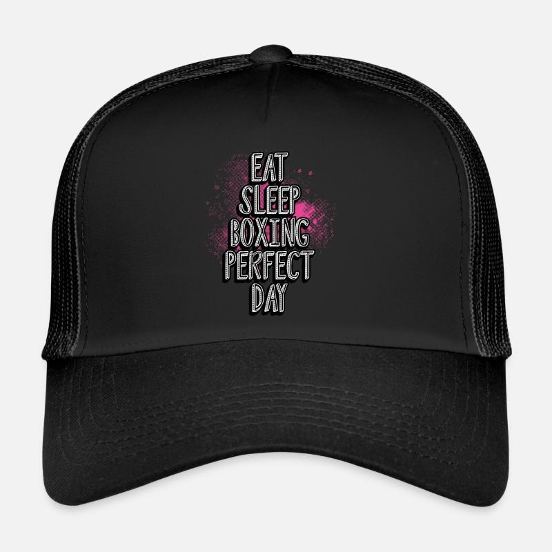 Manger Sommeil Boxe Journée parfaite Casquette trucker 