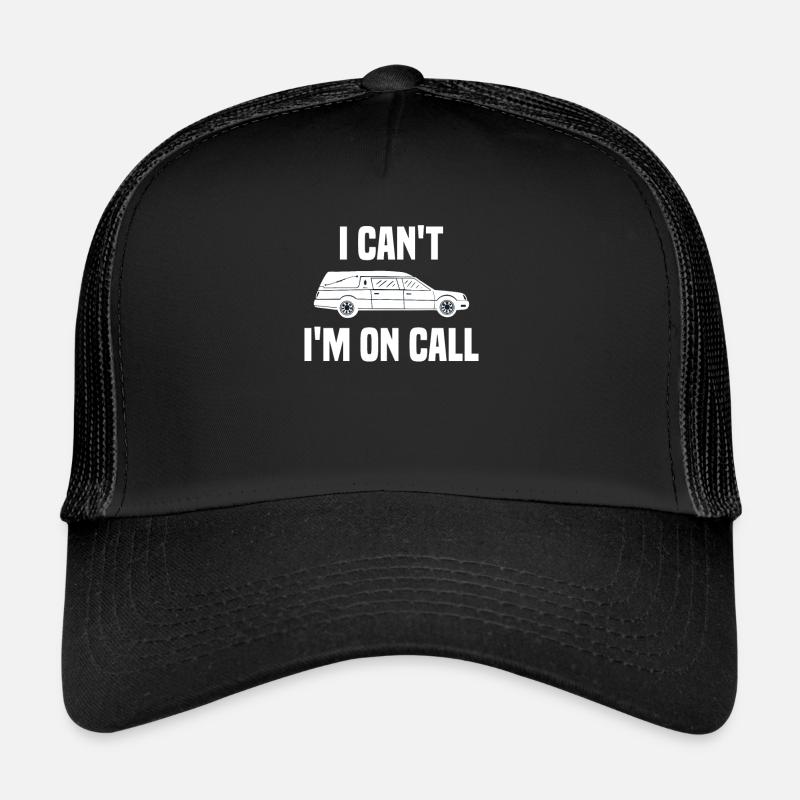 Bestatter Leichenbestattungsdirektor - Trucker Cap - Schwarz/Schwarz