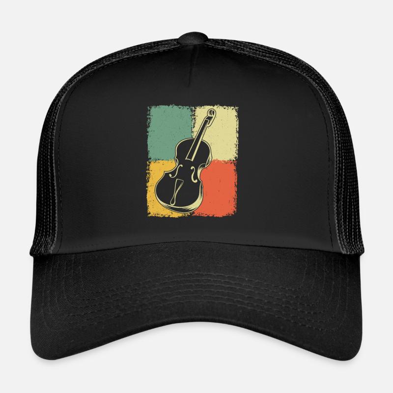 Cello Cellospieler Cellist - Trucker Cap - Schwarz/Schwarz