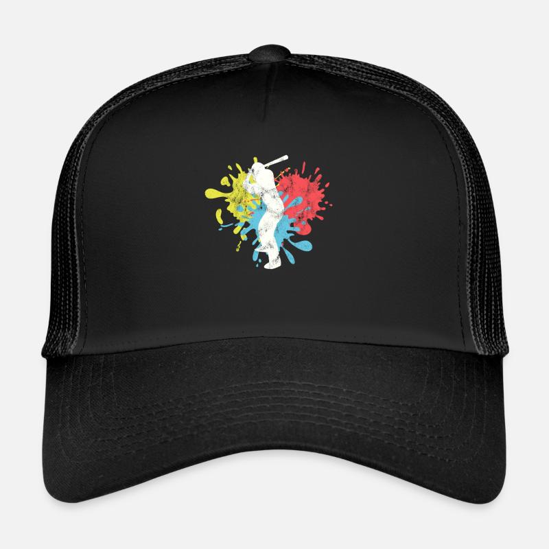 Baseball - Trucker Cap - Schwarz/Schwarz