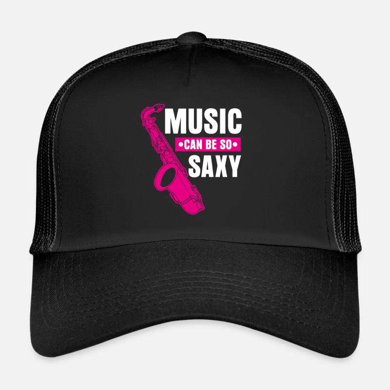 Saxophon Saxy Music Jazz Saxophone Trucker Cap