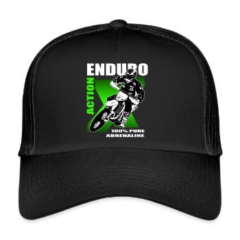 Enduro Offroad - Trucker Cap - black/black - Front