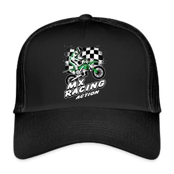 Supercross - Moto Cross - Motocross - Trucker Cap - black/black - Front