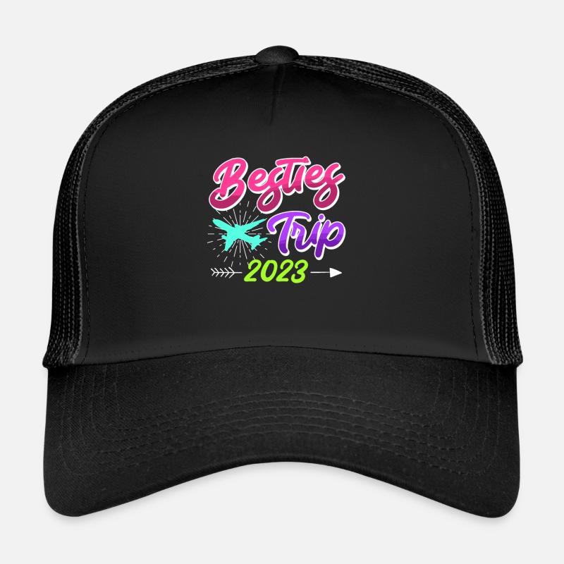 Besties Trip 2023 Vacation with Friends Spring Break Trucker Cap