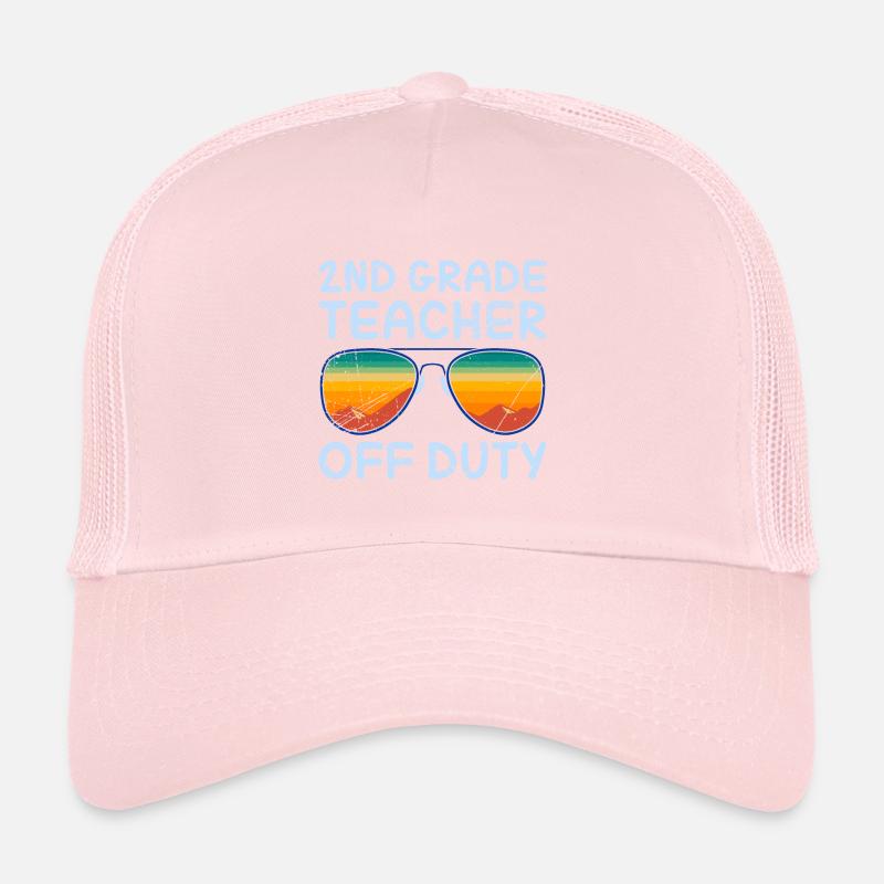 Professeur de classe de deuxième classe en congé Professeur de vacances Casquette trucker 