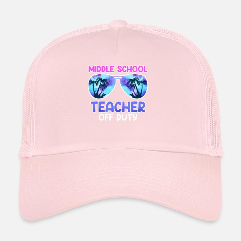 Middle School Class Teacher on Vacation Teacher Trucker Cap