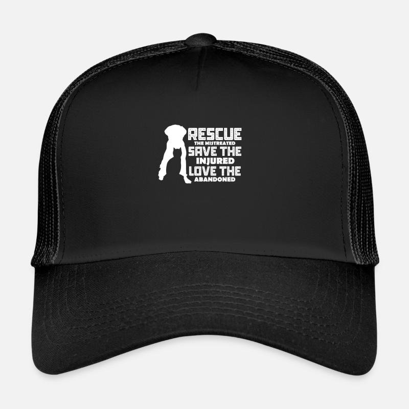 Sauvetage d’animaux Casquette trucker 