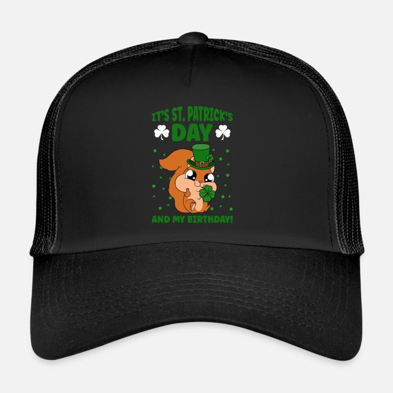 Écureuil Clover Saint-Patrick Casquette trucker 