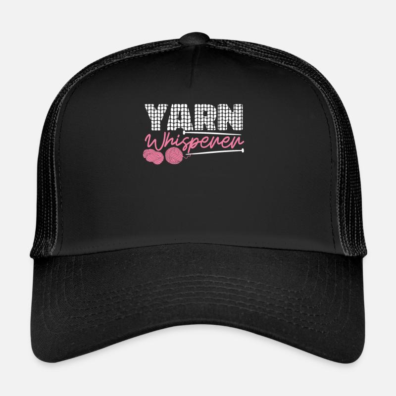 Knitting Knitter Yarn Whisperer Trucker Cap
