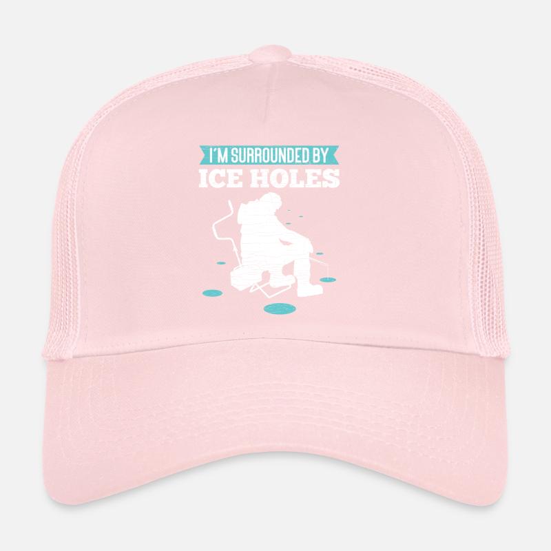 Eisangeln Geschenk Eisfischen Trucker Cap