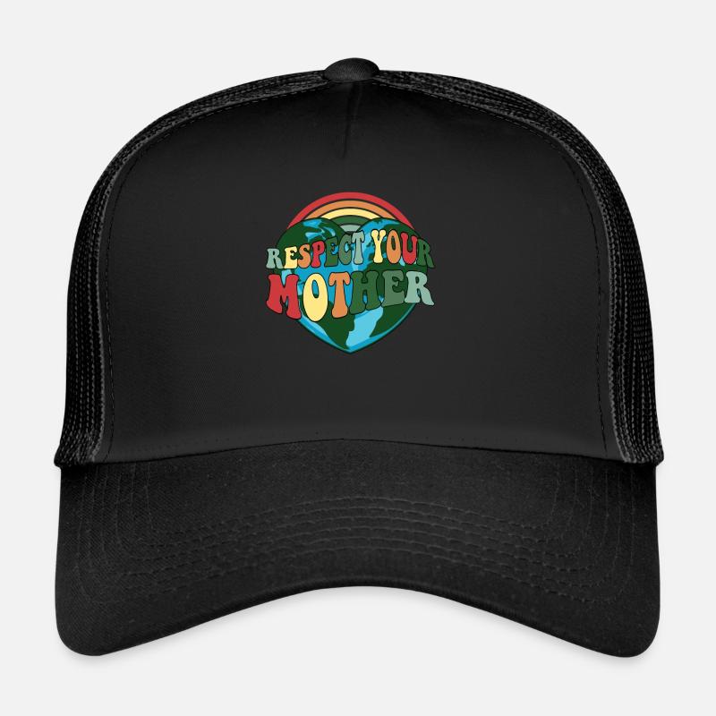 Earth Hour Earth Day Respekt Mutter Erde Trucker Cap